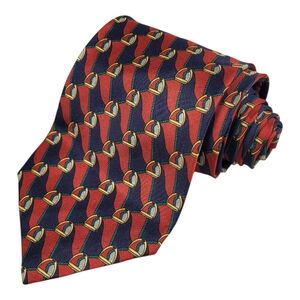 Richel Tie 100% Silk Equestrian Stirrup Iron Made In Spain